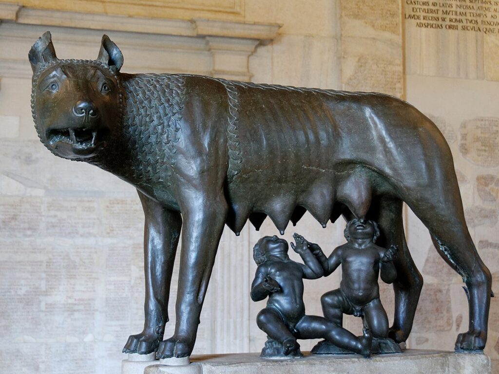 From Myth to History at Rome: the Capitoline Wolf and debates about origins.