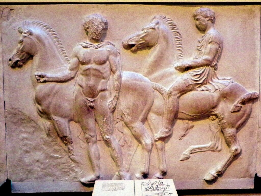 Parthenon frieze in Room 18, British Museum — a live case for presentism debates in display and ownership.