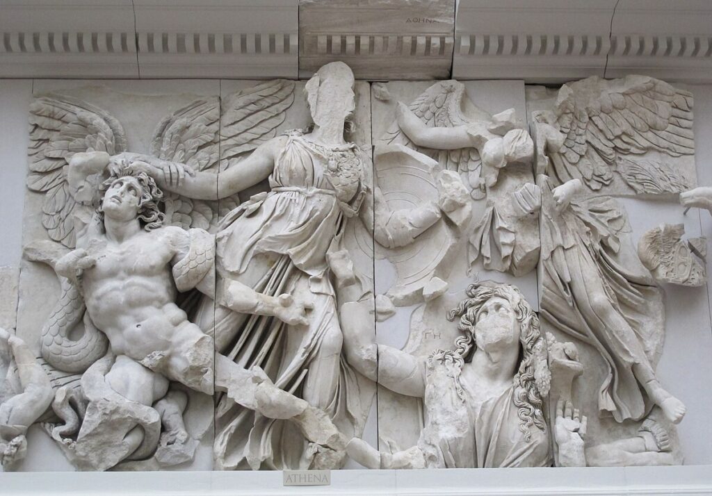 Pergamon Altar frieze in Berlin.