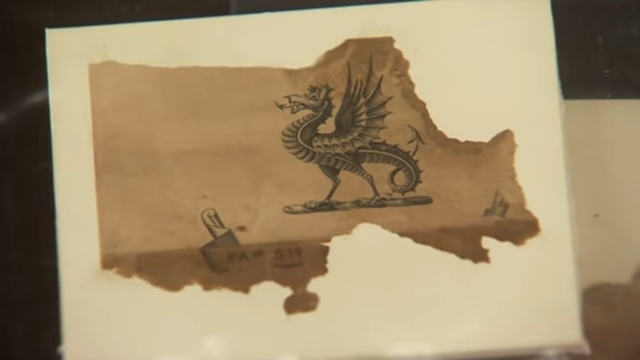 Wyvern ink print on paper. Source: Wikimedia Commons